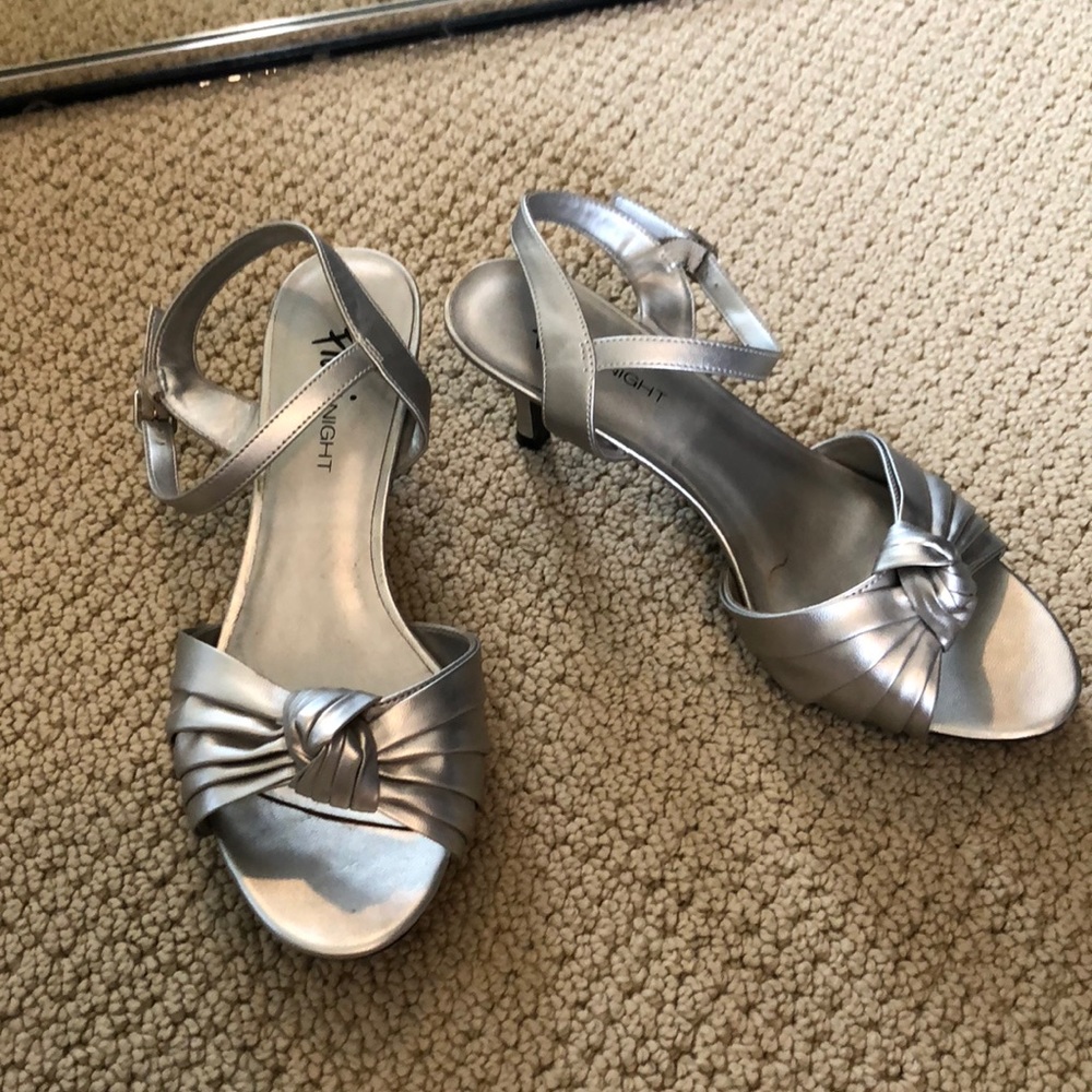 Silver shoes